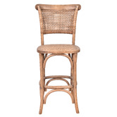 Chartwell Home 66cm Steve Reclaimed Oak Wood Bar Stool