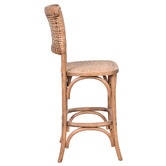 Chartwell Home 66cm Steve Reclaimed Oak Wood Bar Stool