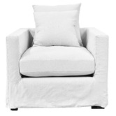 Chartwell Home Chilalea Linen &amp; Cotton Armchair