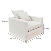Chartwell Home Chilalea Linen &amp; Cotton Armchair