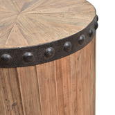 Chartwell Home Maddox Recycled Elm Wood Side Table