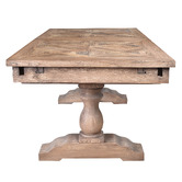 Chartwell Home Maddox Recycled Elm Wood Extendable Dining Table