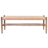 Chartwell Home Blackwell Recycled Oak Wood Dining Bench