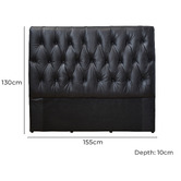 Chartwell Home Lochlan Genuine Leather Queen Bedhead