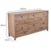 Chartwell Home Levine Recyled Elm Wood Chest of Drawers