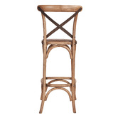Chartwell Home 76cm Demeter Oak Wood Barstool