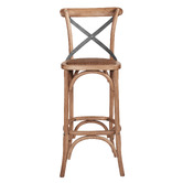 Chartwell Home 76cm Demeter Oak Wood Barstool