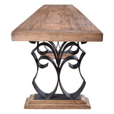Chartwell Home 5 Seater Juno Reclaimed Elm Wood Dining Bench