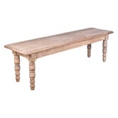 Chartwell Home 3 Seater Jayla Reclaimed Elm Wood Dining Bench