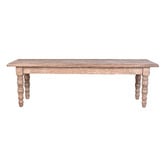 Chartwell Home 3 Seater Jayla Reclaimed Elm Wood Dining Bench