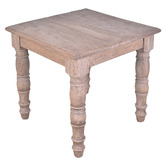 Chartwell Home Jayla Reclaimed Elm Wood Side Table