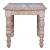 Chartwell Home Jayla Reclaimed Elm Wood Side Table