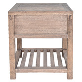 Chartwell Home Pierce Reclaimed Oak Wood Side Table