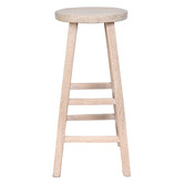 Chartwell Home 80cm Julius Recycled Elm Wood Bar Stool