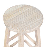 Chartwell Home 80cm Julius Recycled Elm Wood Bar Stool