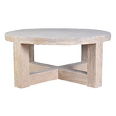 Chartwell Home Rollins Recycled Elm Wood Coffee Table