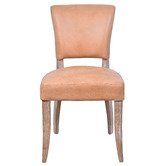 Chartwell Home Polendina Cowhide Leather Dining Chairs