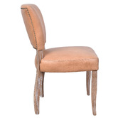Chartwell Home Polendina Cowhide Leather Dining Chairs