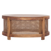 Chartwell Home Bradford Round Mindi Wood Coffee Table