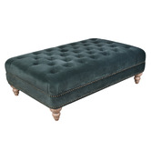 Chartwell Home Manus Velvet Ottoman