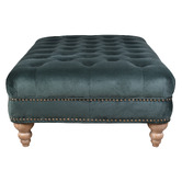 Chartwell Home Manus Velvet Ottoman