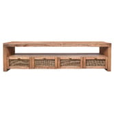 Chartwell Home Bradford Mindi Wood Entertainment Unit