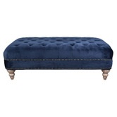 Chartwell Home Manus Velvet Ottoman