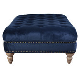 Chartwell Home Manus Velvet Ottoman