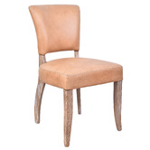 Chartwell Home Polendina Cowhide Leather Dining Chairs