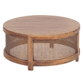 Chartwell Home Bradford Round Mindi Wood Coffee Table