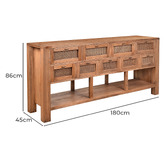 Chartwell Home Bradford Mindi Wood Sideboard