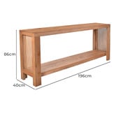 Chartwell Home Bradford Mindi Wood Console Table