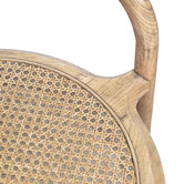 Chartwell Home Emma Oak Wood &amp; Rattan Dining Chair
