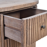 Chartwell Home Giovan Reclaimed Elm Wood Side Table