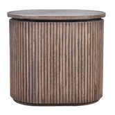 Chartwell Home Giovan Reclaimed Elm Wood Side Table