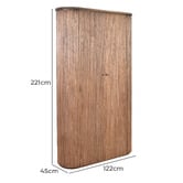 Chartwell Home Giovan Reclaimed Elm Wood Cabinet