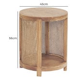 Chartwell Home Bradford Mindi Wood Side Table