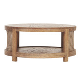 Chartwell Home Bradford Round Mindi Wood Coffee Table