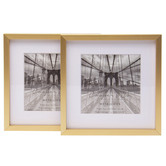 Maddison Lane Matte Premium Metallicus 4 x 4&quot; Metal Photo Frames