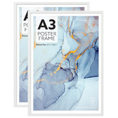 Maddison Lane White Poster Frames