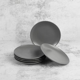 Maddison Lane Charcoal Mari 26cm Ceramic Dinner Plates
