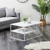 Maddison Lane White Svetlana Coffee Table
