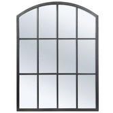 Maddison Lane Arched Marais Iron Mirror