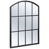 Maddison Lane Arched Marais Iron Mirror