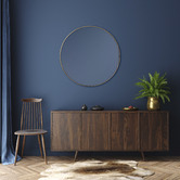 Maddison Lane Linda Round Stainless Steel Wall Mirror