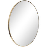Maddison Lane Linda Round Stainless Steel Wall Mirror