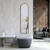 Maddison Lane Cindy Arched Stainless Steel Wall Mirror