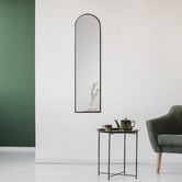 Maddison Lane Cindy Arched Stainless Steel Wall Mirror