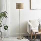 Maddison Lane Amorsolo Rattan Floor Lamp