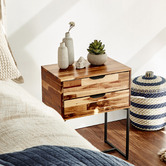 Maddison Lane Helena Acacia Wood Bedside Table